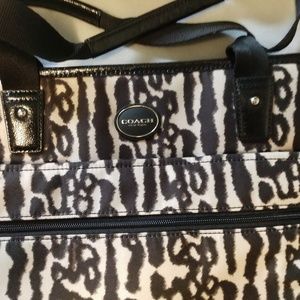 Coach NWT Ocelot Print Diaper Bag MSRP: $498